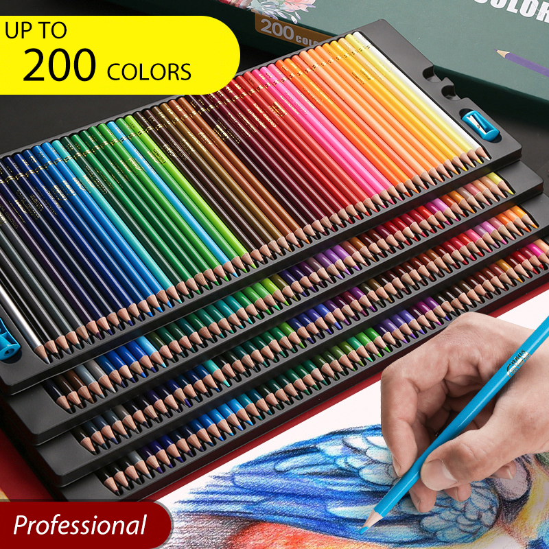 Set lápices acuarelables profesionales 72 colores