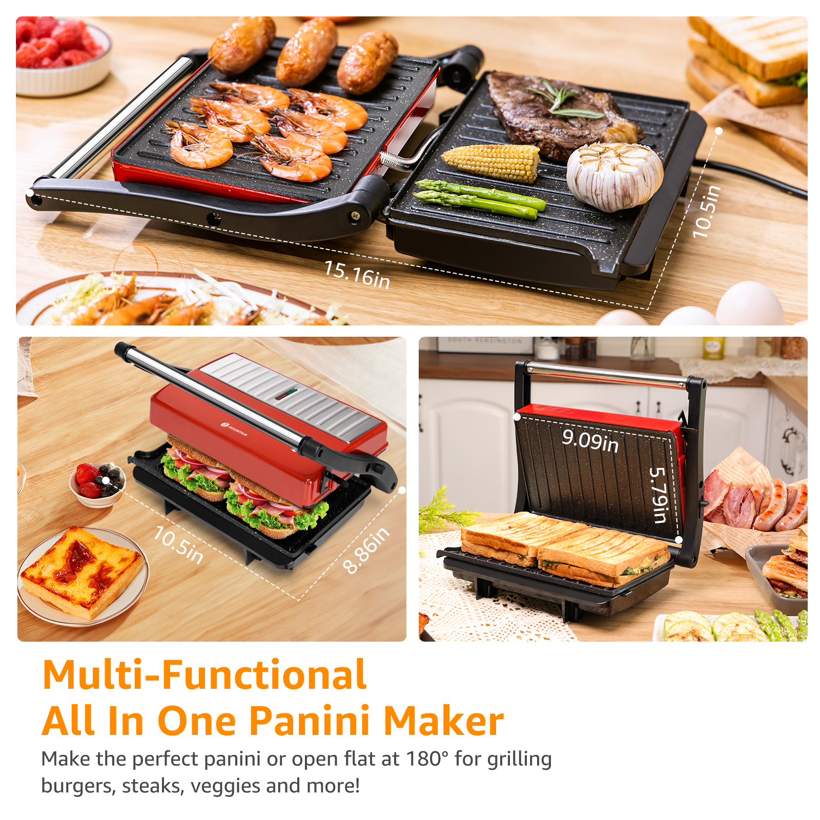 Sandwichera grill imagen 2