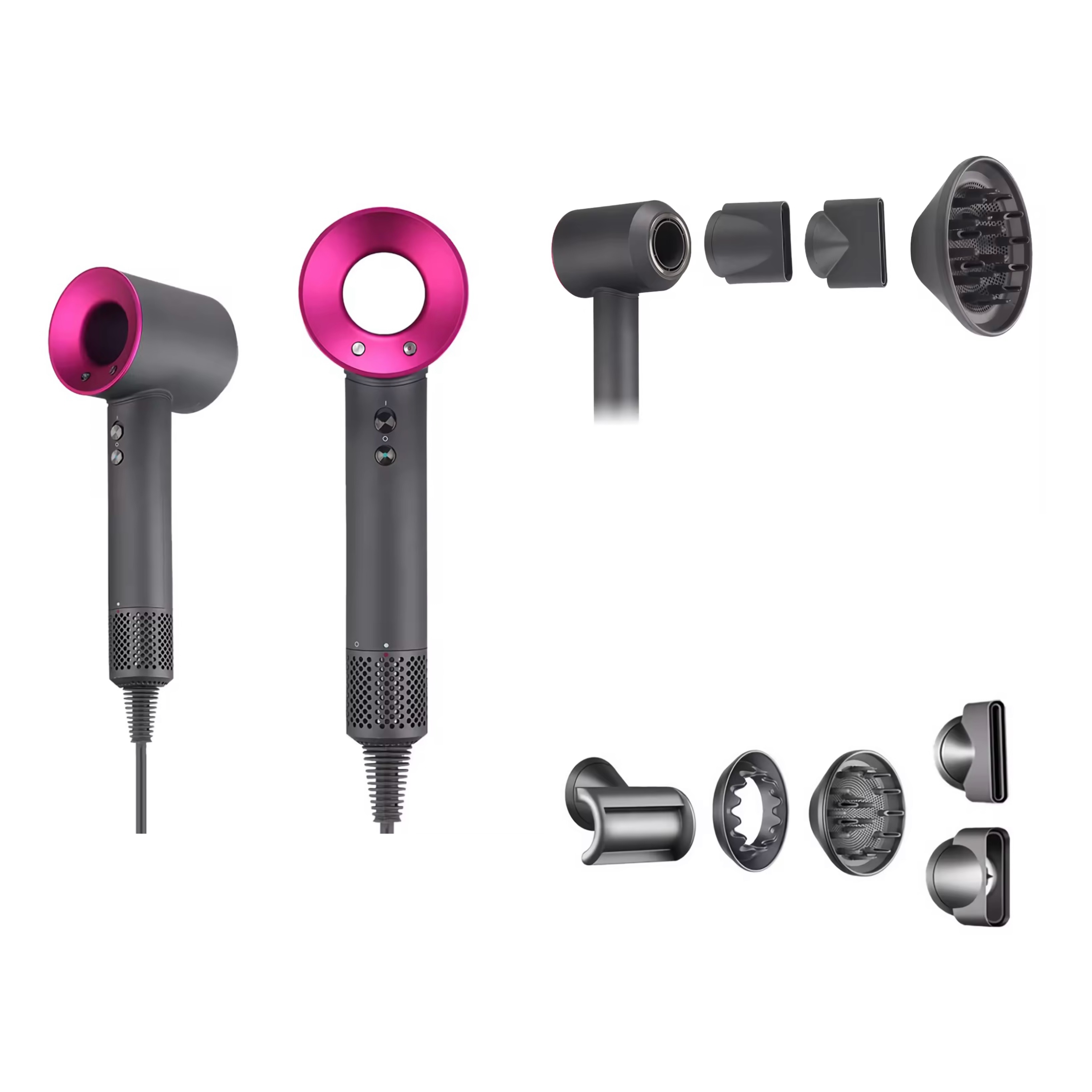 Secador de pelo profesional iónico diseño innovador